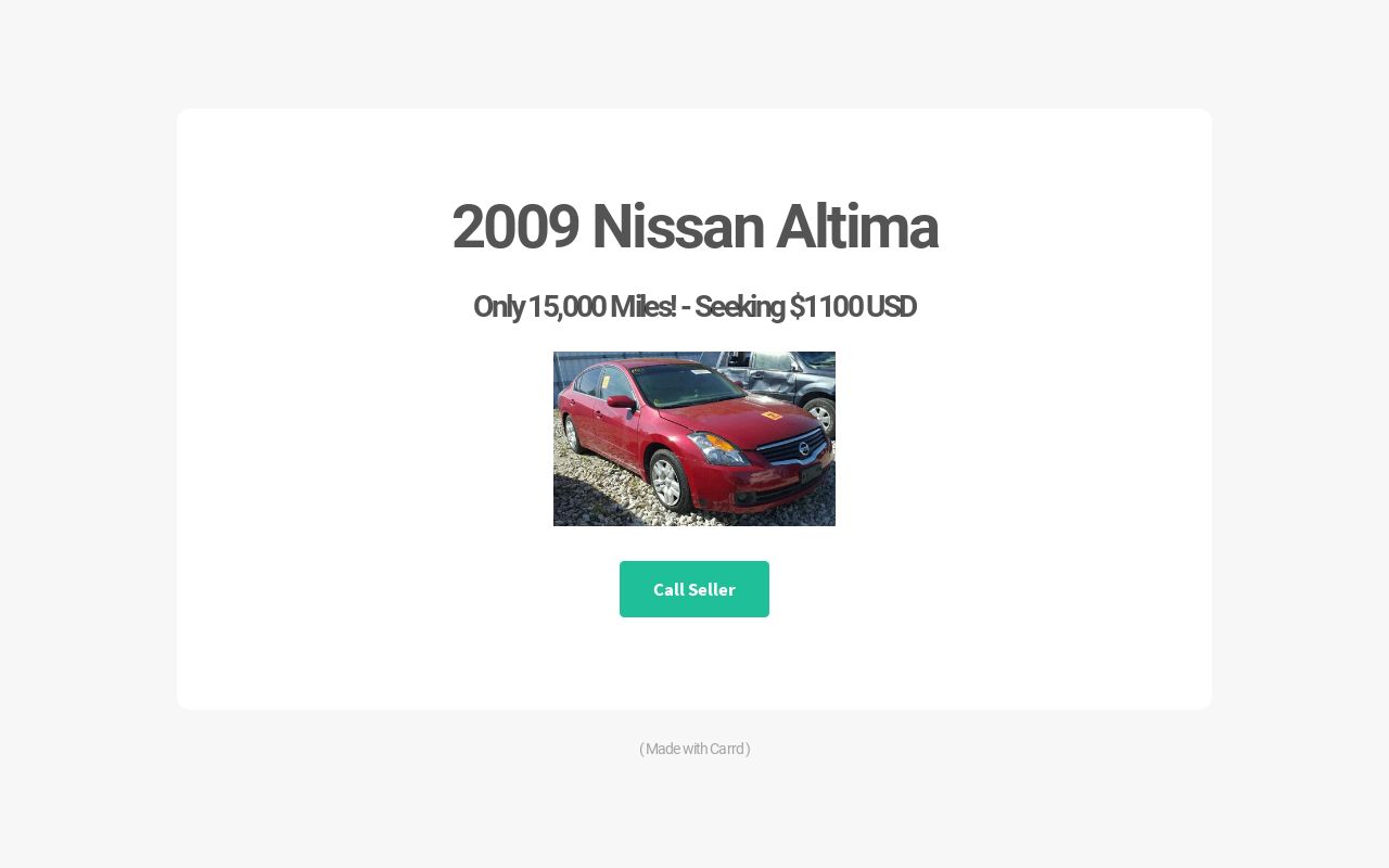 Carrd profile picture for @nissan